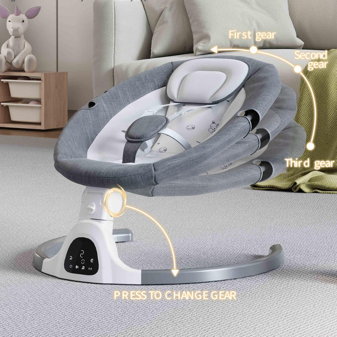 Electric Baby Rocking Chair Cradle
