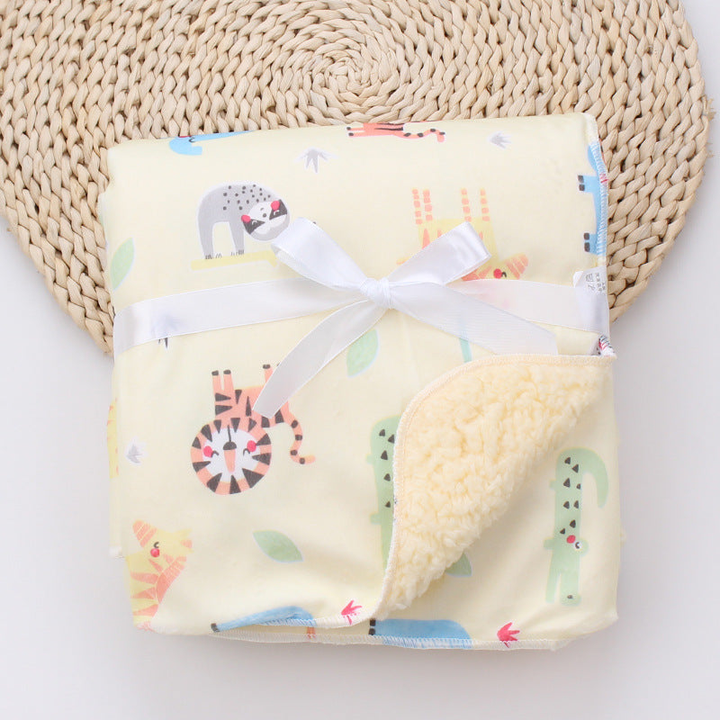 Cartoon Printed Baby Blanket