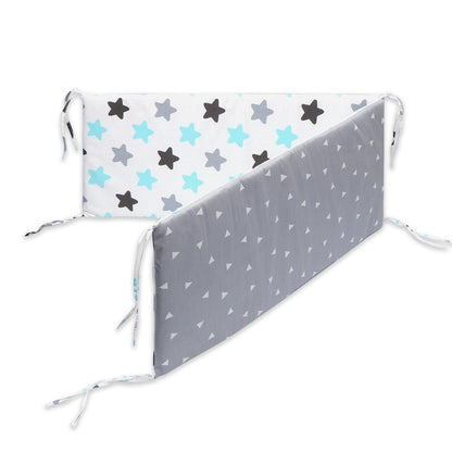 Thick One-Piece Crib Bumper Cushion for Baby Bed