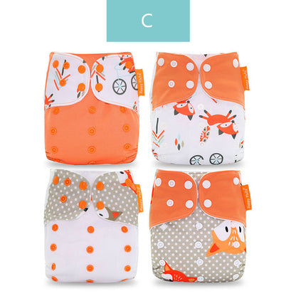 Happyflute Baby Cloth Training Pants - 4 Pack Washable