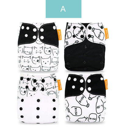Happyflute Baby Cloth Training Pants - 4 Pack Washable