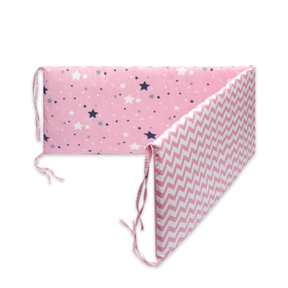 Thick One-Piece Crib Bumper Cushion for Baby Bed