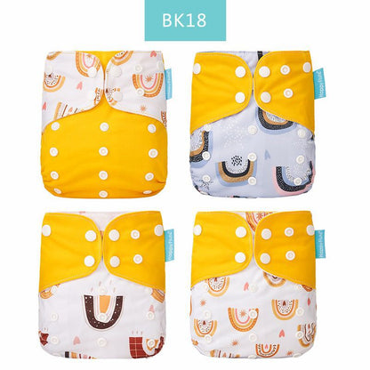 Happyflute Baby Cloth Training Pants - 4 Pack Washable